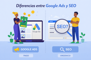 ¡Cuáles son las diferencias entre Google Ads y SEO?